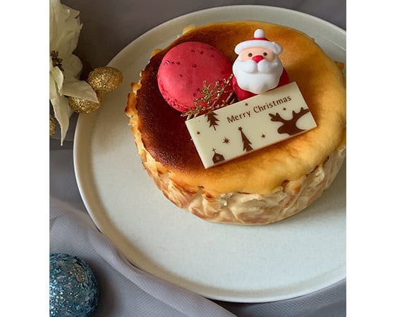 【クリスマス】淡路島バスクチーズケーキとコーヒーのクリスマスセット 4号(12センチホール)