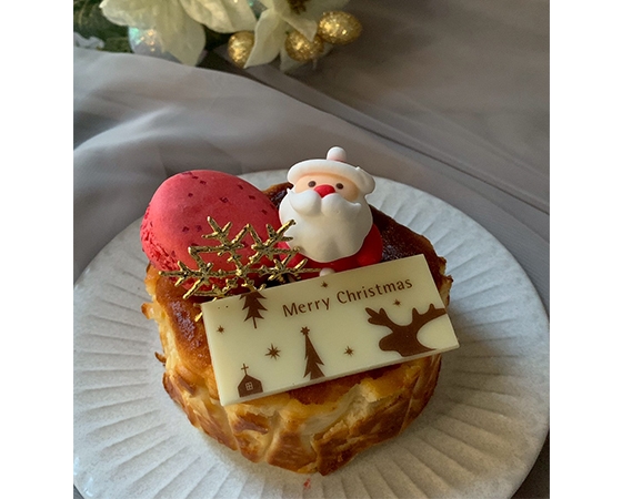 【クリスマス】ミニ淡路島バスクチーズケーキとコーヒーのクリスマスセット 3号(9センチホール)