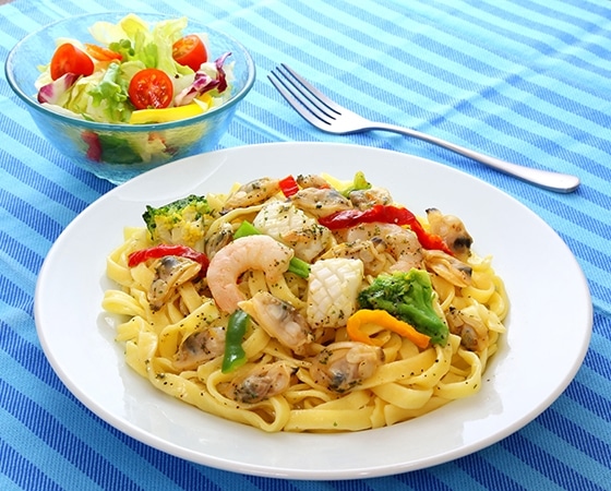 海鮮パスタ、焼きそば5種セット