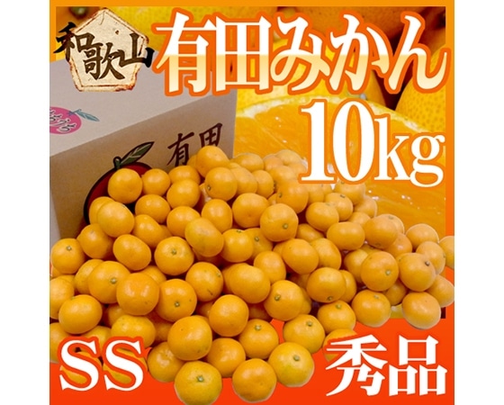 【送料無料】和歌山産 ”有田みかん” 秀品 SSサイズ 約10kg ありだみかん【予約 11月末以降】