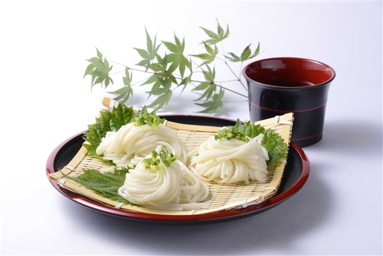 五島手延うどん MM-25MS(五島手延べうどん「七椿」・万能あごつゆのセット)