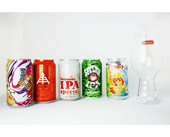 【国産】専用グラス付 国産クラフトIPA 5種飲み比べ