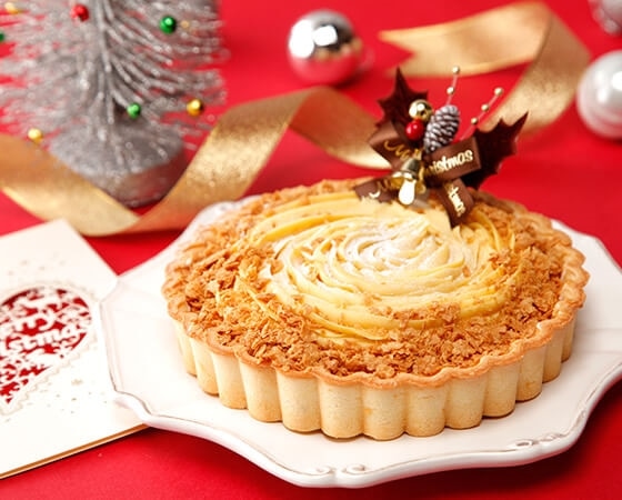 【12月24日お届け】なめらか安納芋のチーズケーキタルト