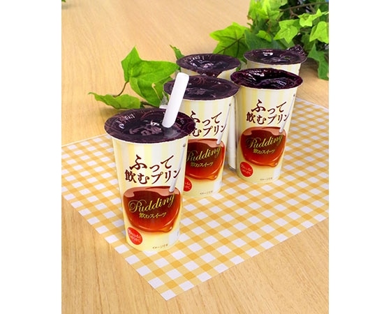 シェイクするごとに食感が変わる「ふって飲むプリン」12本