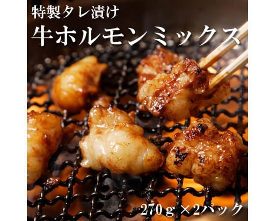 【540g】特製タレ牛ホルモンミックス(270g×2パック)