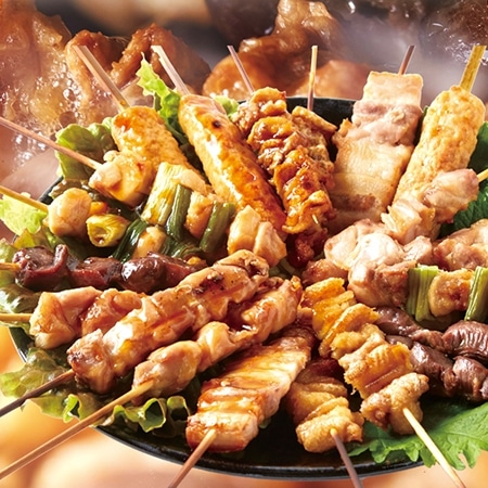 手刺しにこだわった本格派!!九州産焼き鳥セット22本入り