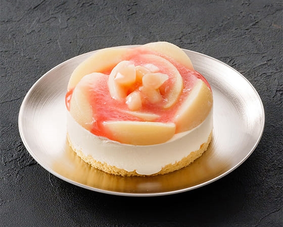 ホワイトピーチレアチーズ 290g(4号ホール)