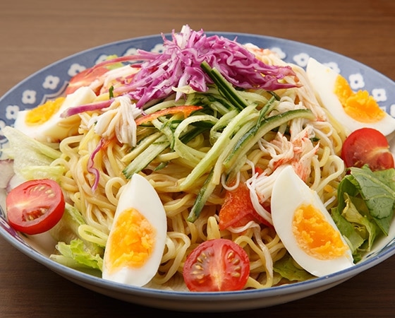 【夏季限定】極細の冷やし中華4食 濃厚ごまだれ付き