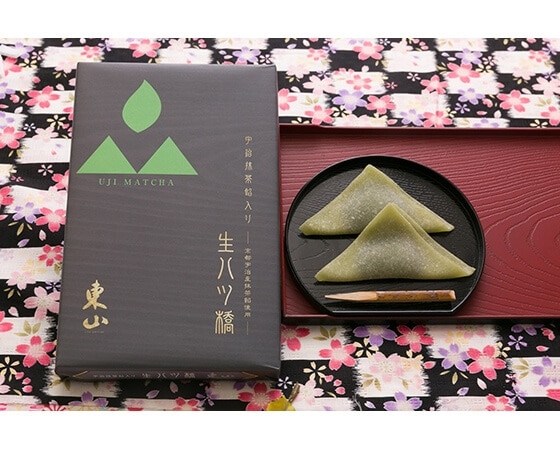 東山 宇治抹茶餡入り生八ツ橋 9個入り