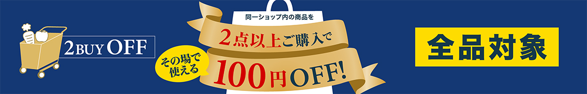 2BUY100円OFF