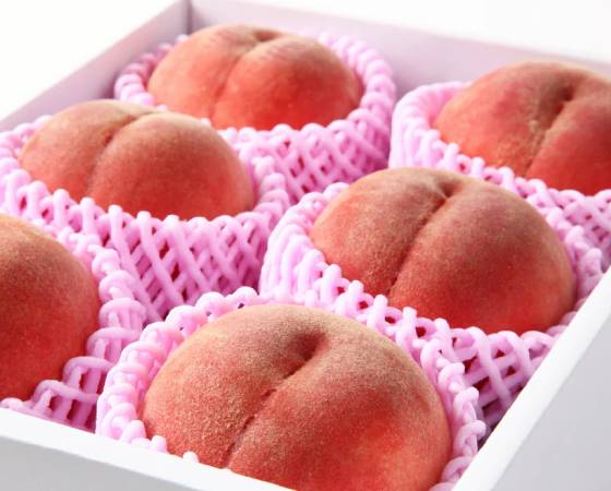 【予約】山形県産 柔らかい白桃 秀品 約2kg　※出荷時期：8月中旬～10月上旬
