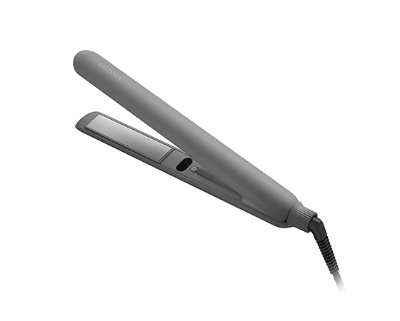 SALONIA サロニア スムースシャインストレートアイロン24㎜ グレー SAL23105GR