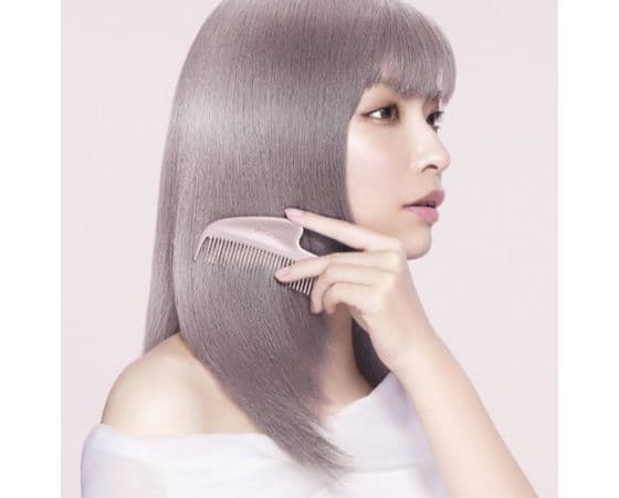 SALONIA サロニア グロッシーケア メタルカッサコーム　シルバー