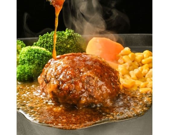 大阪北新地Teppan×Wine「堀」和風オニオンハンバーグ