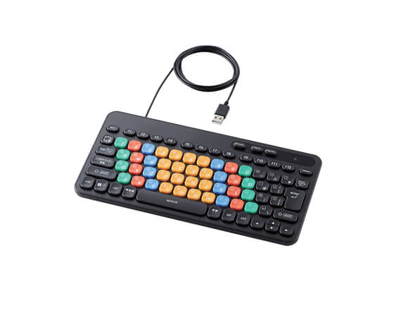 【エレコム】はじめてのキーボード KEY PALETTO(有線) TK-FS10UMKBK