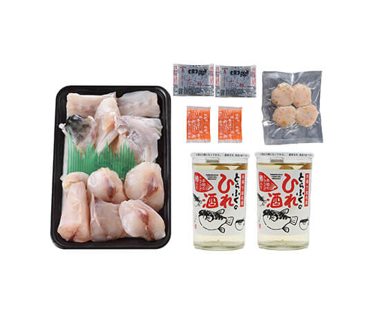 ふくちり レンジで簡単ヒレ酒付きセット（T-5KHZ）