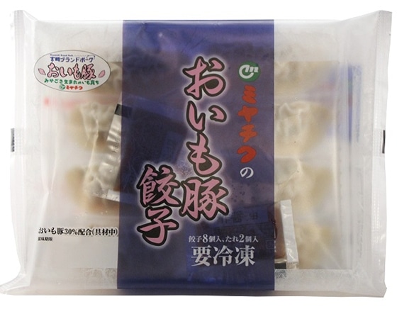 ミヤチク おいも豚餃子(8個入り)×３パック