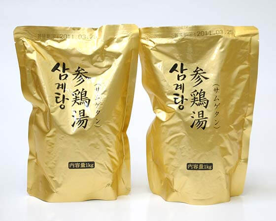 韓国宮廷料理参鶏湯１kg×2袋(1袋　2～3人前)