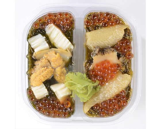 海宝漬中村家　黄金海撰漬(昆布醤油漬・めかぶ醤油漬 各170g)