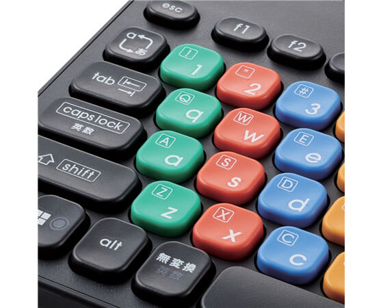 【エレコム】はじめてのキーボード KEY PALETTO(有線) TK-FS10UMKBK