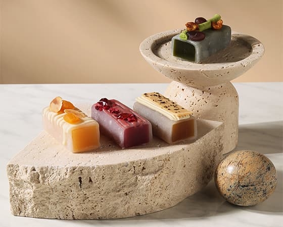 KOHAKU YOKAN(アプリコット、ほうじ茶、ラズベリー、宇治抹茶) 1箱約300g