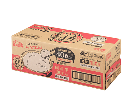 低温製法米のおいしいごはん   国産米100% 150g×40P