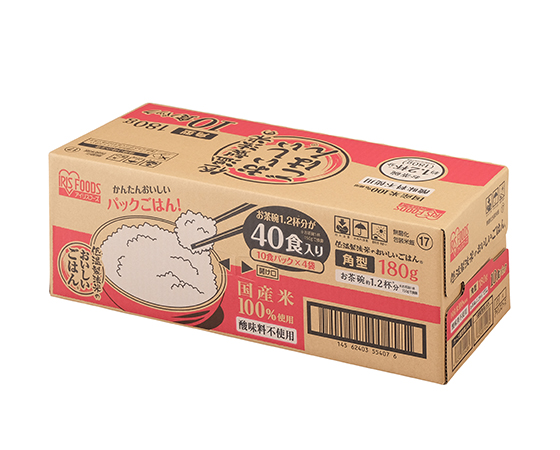 低温製法米のおいしいごはん   国産米100% 180g×40P