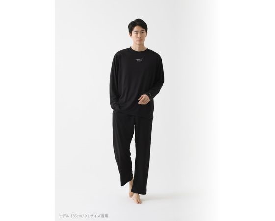 【TENTIAL】BAKUNE Dry Men's Long 上下セット  ブラック XL