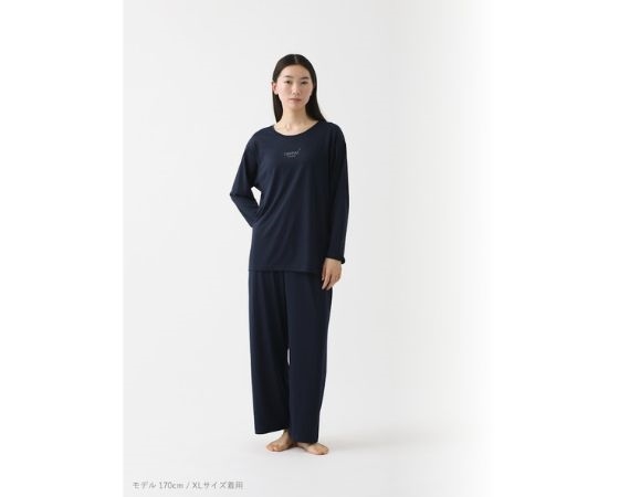 【TENTIAL】BAKUNE Dry Women's  Long 上下セット  ネイビー S