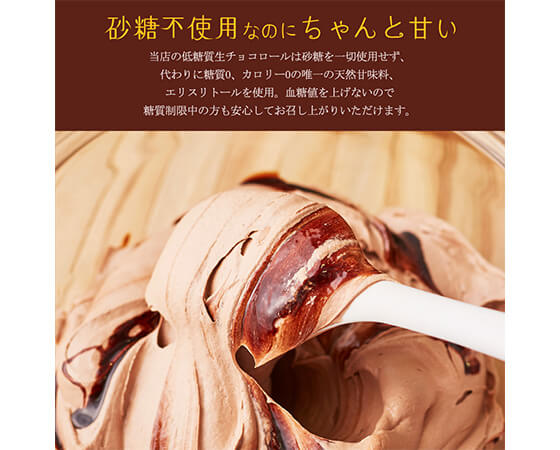 【focetta】低糖質生チョコロール 17cm
