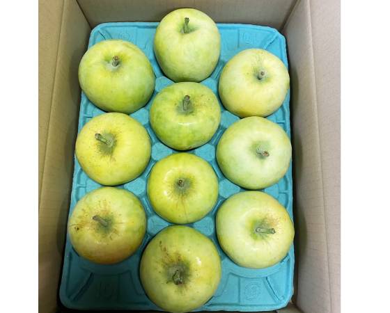 【予約】メルシー　夏りんご　家庭用規格（3kg・7～12玉)【いっちゃん林檎農園】　※出荷時期：8月上旬