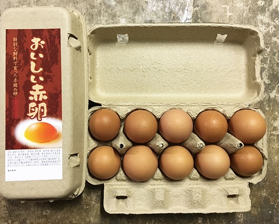 こだわりのエサを食べてうまれた櫛田養鶏場のおいしい赤卵【30個入り(破卵保障3個含む)】