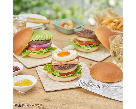 挟むだけでアレンジ自在！ アンガスビーフ使用ハンバーガーキット（４食）