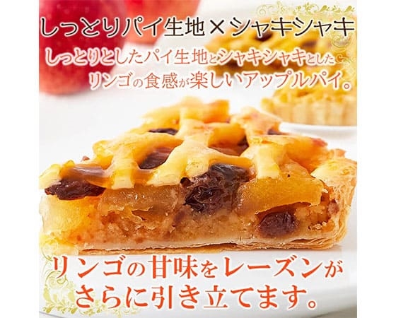 【ネコポス出荷】しっとりアップルレーズンパイ5号
