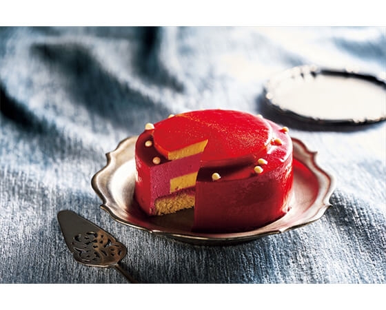 【クリスマスケーキ】パティスリー ラ・ヴィ・ドゥース バニラフランボワーズ 直径約12ｃｍ　※お届け日：12月19日～24日