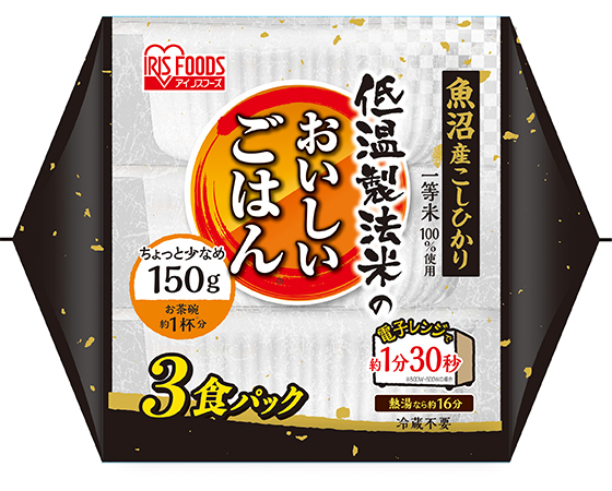 低温製法米のおいしいごはん  新潟県魚沼産 こしひかり 150g×24P