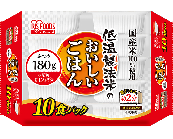 低温製法米のおいしいごはん   国産米100% 180g×40P