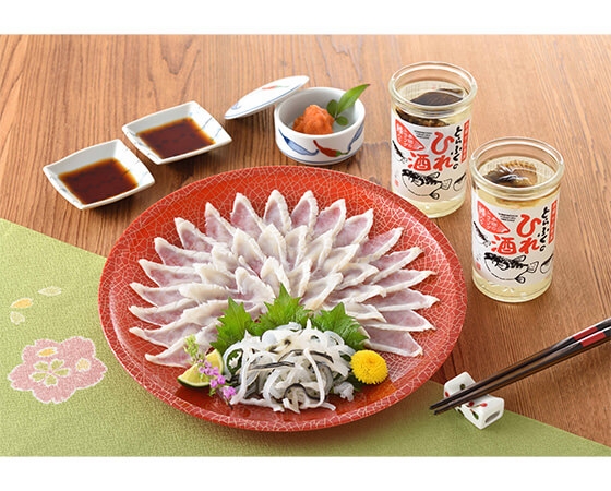 天然ふく刺身 レンジで簡単ヒレ酒付きセット（NS-5KHZ）