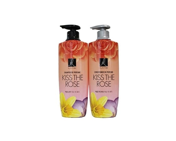 エラスティン キスザローズ　ELASTINE Perfume KISS THE ROSE　パフュームシャンプー＆コンディショナー 2本セット
