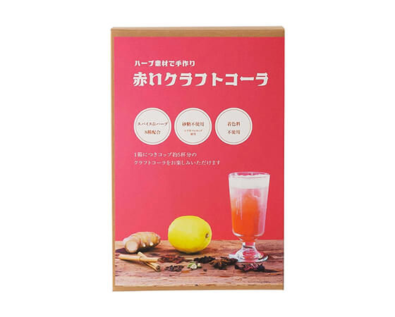 生活の木　ハーブ素材で手作り　赤いクラフトコーラ