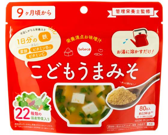 bebecoこどもうまみそ（利用開始目安：生後9ヵ月～）
