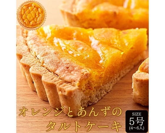 【ネコポス出荷】甘酸っぱいオレンジとあんずのタルトケーキ5号