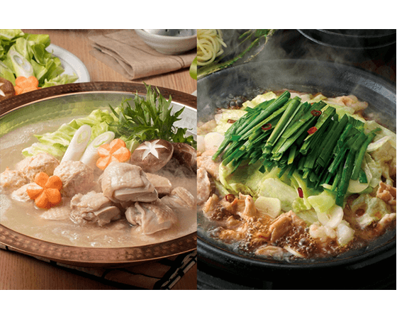 博多華味鳥　水たき・もつ鍋食べ比べセット