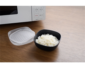 ご飯がう米わん　ダークグレー