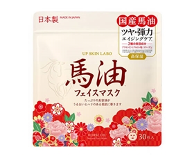 UP SKIN LABO「馬油」ナチュラルフェイスマスク 30P フェイスパック MDSKIN LABO