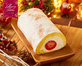 【クリスマス 】focetta 大粒完熟いちごロールケーキ　1本