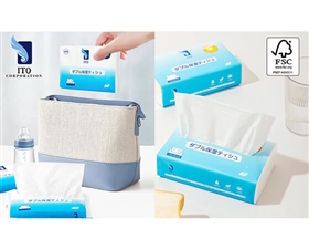 ITOダブル保湿ティッシュセット（120組×12個、40組×8個）