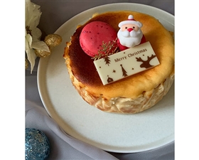 【クリスマス】淡路島バスクチーズケーキとコーヒーのクリスマスセット 4号(12センチホール)