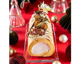 クリスマスの堂島モンブランロール