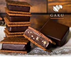 【GAKU】チョコレートサンド6個セット(リッチカカオ2個　くるみ2個　ミルク2個)